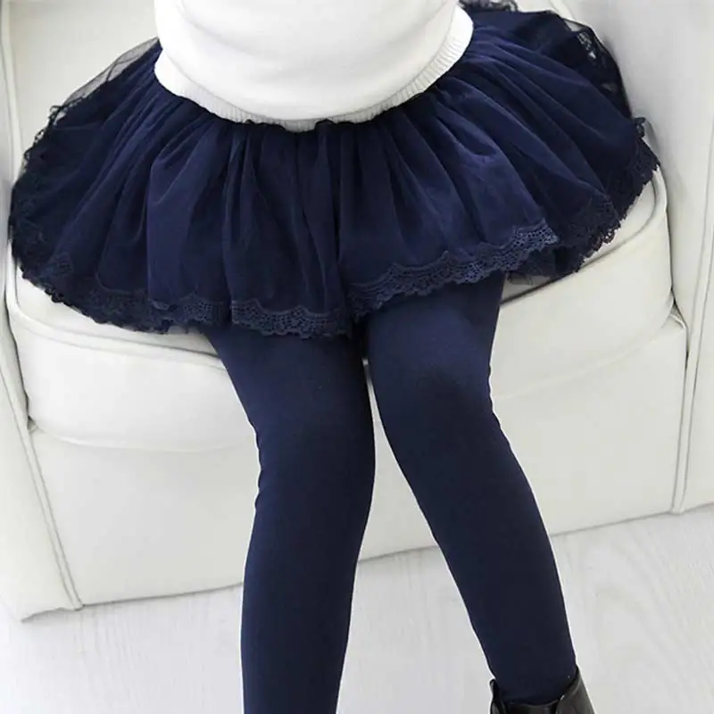 JOYHOPY Spring Autumn Girls Leggings Girls Skirt Pants Cake Skirt Girl Baby Pants Kids Girl Leggings