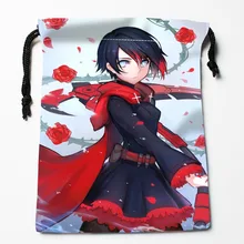 Изготовленные на заказ Rwby сумки на шнуровке на заказ подарочные мешки с принтом больше размера 27x35 см компрессионные сумки