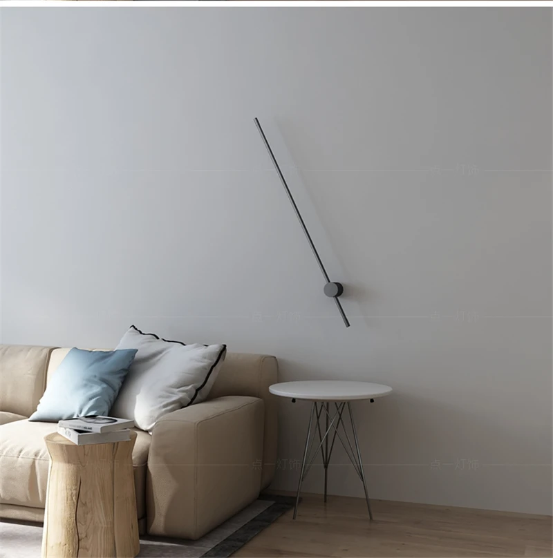 Conduziu a Lâmpada de Parede Decoração para Casa Fundo da Parede Criativo Moderno Simples Nordic Minimalista Sala Estar Sofá Luz Quarto Lâmpadas Cabeceira 6 Cheap Luminárias de parede