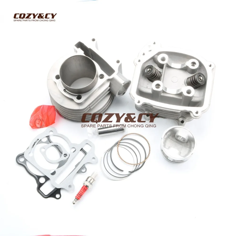 

180cc EGR Cylinder Head Assembly & 61mm Big Bore Cylinder COMBO KIT for SCOOTERS 150cc GY6 157QMJ MOTOR