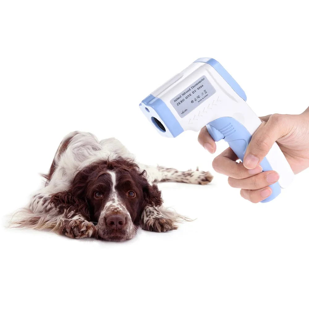 

Digital Pet Thermometer C/F Switchable Infrared Veterinary Thermometer Non-contact Pet Thermometer for Animals