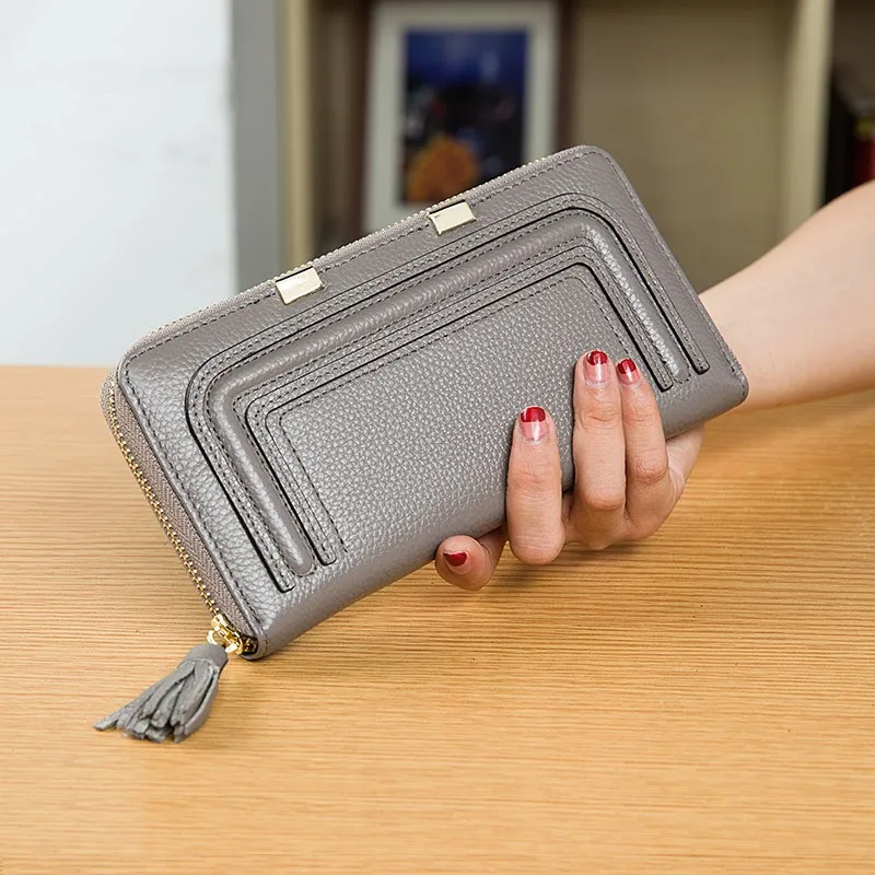women genuine leather wallet 0-1