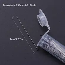 100 Pieces Insect Pins Specimen Pins Stainless Steel With Plastic Box For School Lab Entomology Dissection cat dissection