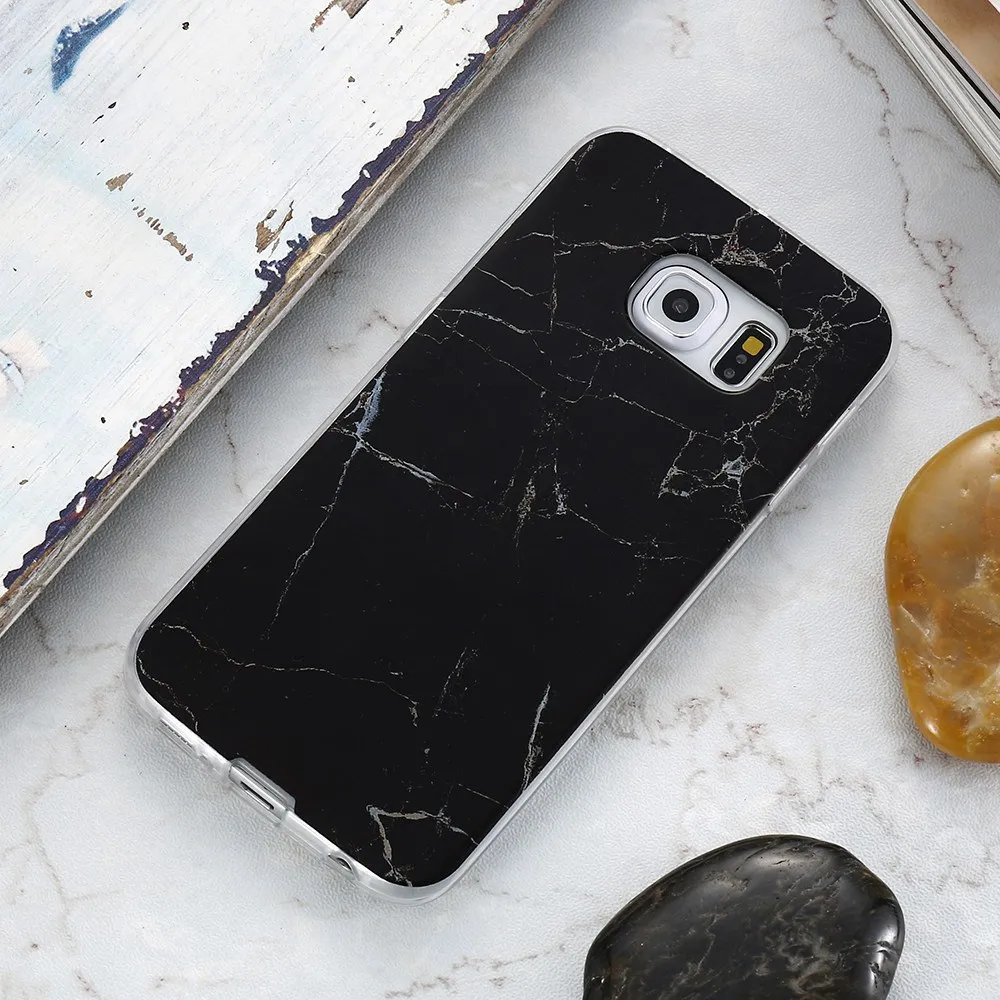 FLOVEME чехол с мраморной кожей для Samsung Galaxy S8 Plus S7 S6 Edge S4 мягкие силиконовые чехлы