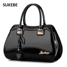 Nuevos Bolsos de Las Mujeres Famoso Diseñador de la Marca Mujeres de los Bolsos Bolsos de Cuero de Patente de Lujo Mujeres Messenger Bags Bolsa de Asas Bolsas Feminina