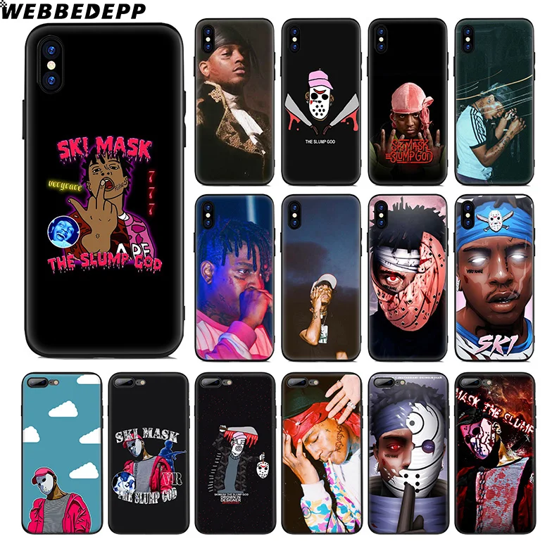 WEBBEDEPP Лыжная маска Мягкий силиконовый чехол для Apple iPhone 11 Pro Xr Xs Max X или 10 8 7 6 6S Plus 5 5S