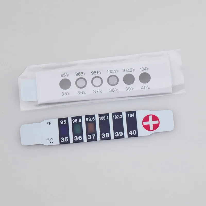

Baby Forehead Thermometer Paste Convenient Flexible Bending For Kids Children Babies Care PET Fever Temperature Monitoring