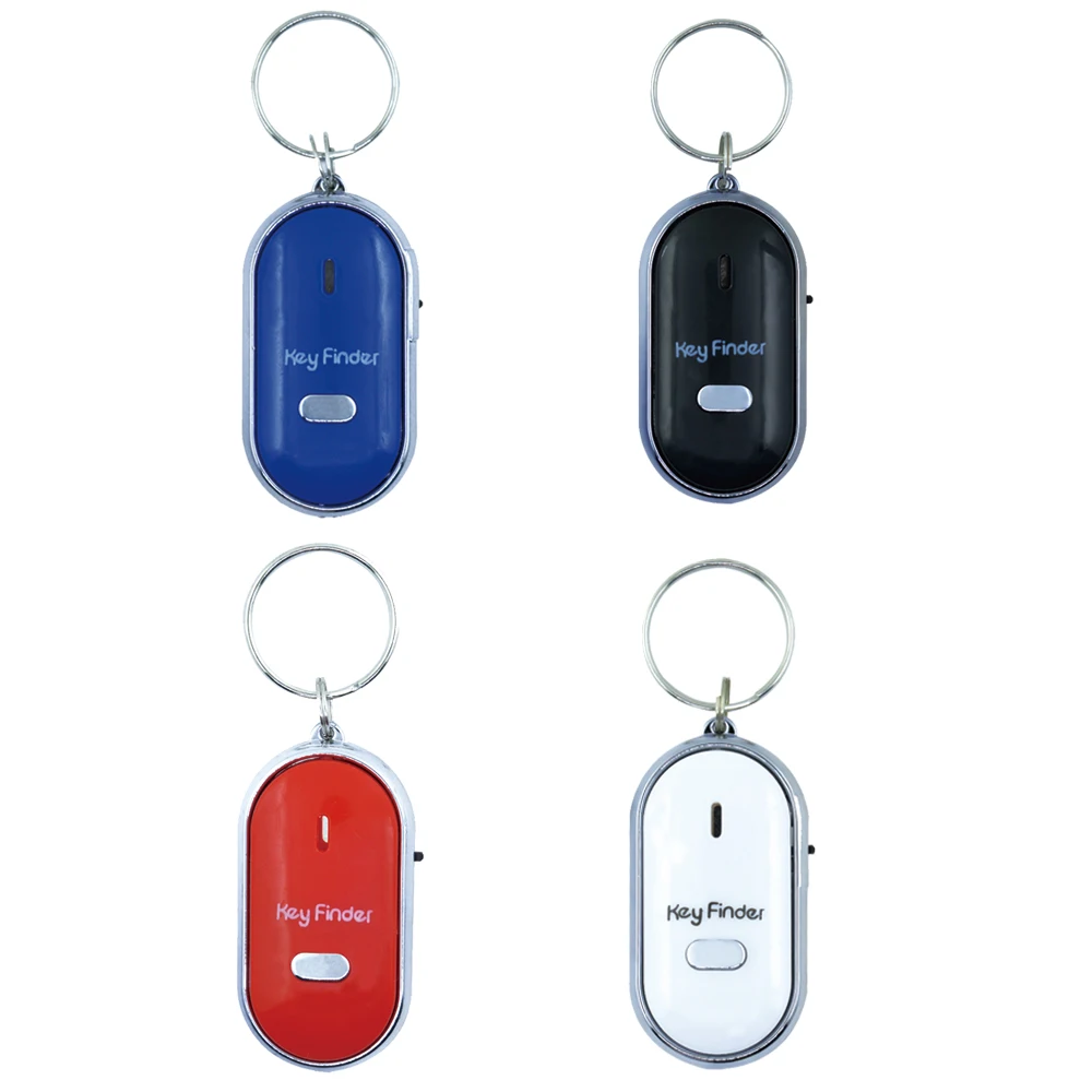 Мини-свисток анти-потеря KeyFinder будильник кошелек Pet трекер умный мигающий пикающий дистанционный брелок для ключей с локатором Tracer Key Finder+ светодиодный