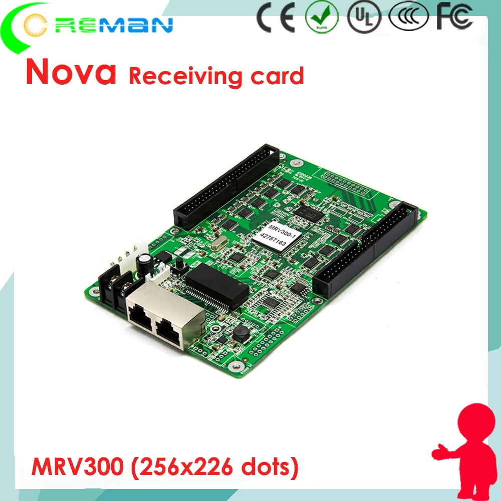

Rental led dislay screen receiving card Novastar MRV300 , Full color indoor outdoor led controller receiving card MRV300 Nova