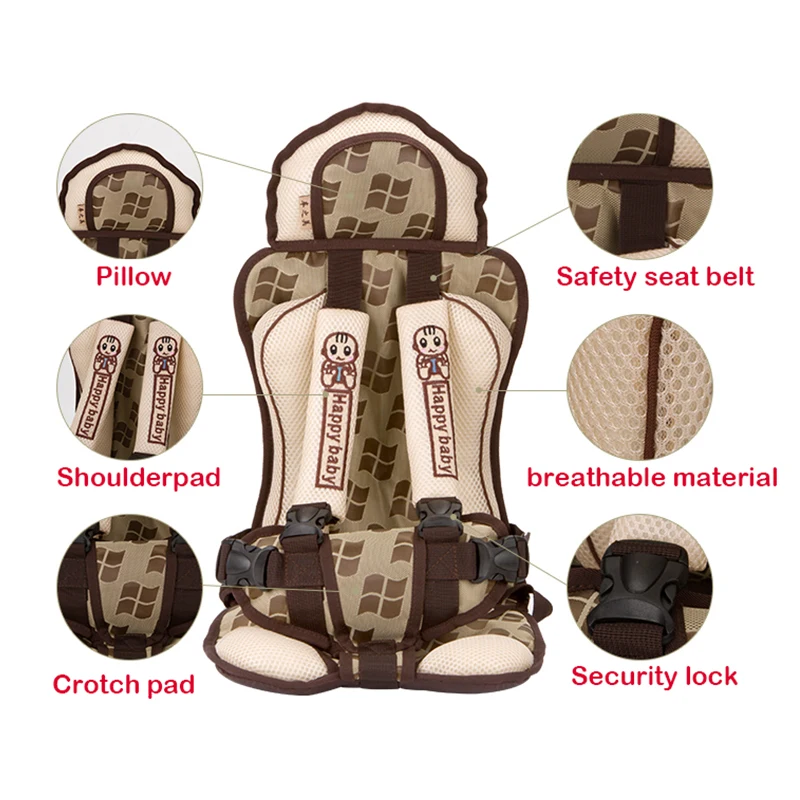 Защитный коврик для маленьких мальчиков и девочек, детские защитные стулья, подушка сиденья, портативный детский стульчик, защитный коврик для сидения от 1 до 4 лет