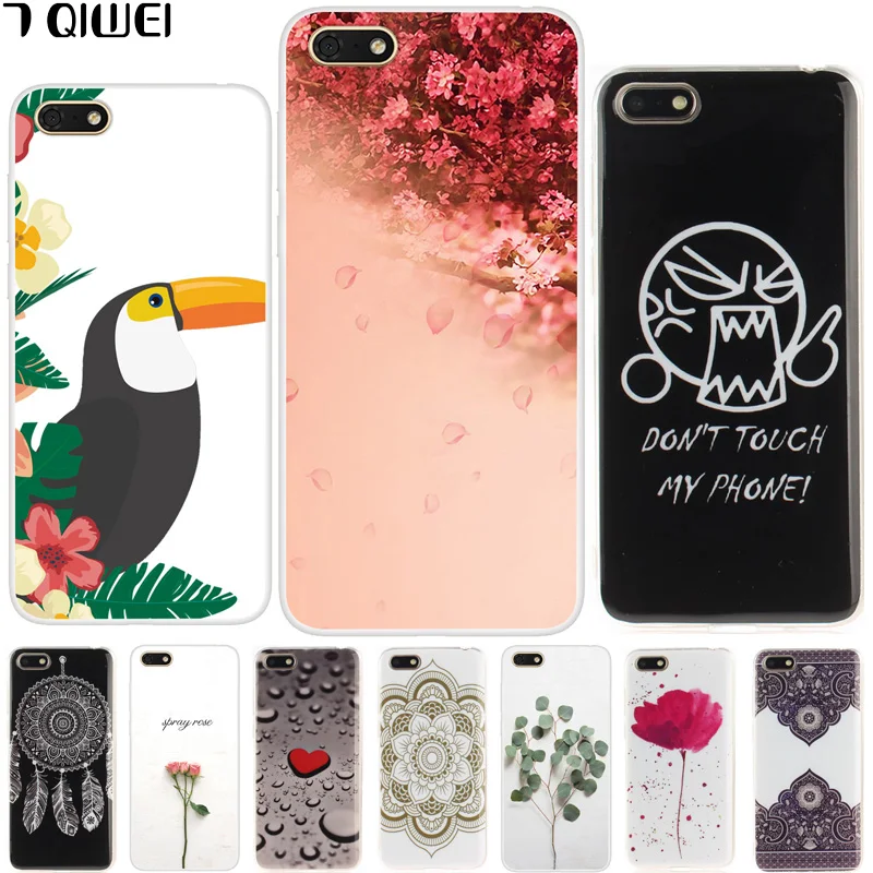 

For Huawei Y5 Prime 2018 Case Soft Silicone Case For Huawei Y5 2018 DRA-L01 DRA-L21 Y 5 2018 Case Thin Transparent 5.45 Hoesje