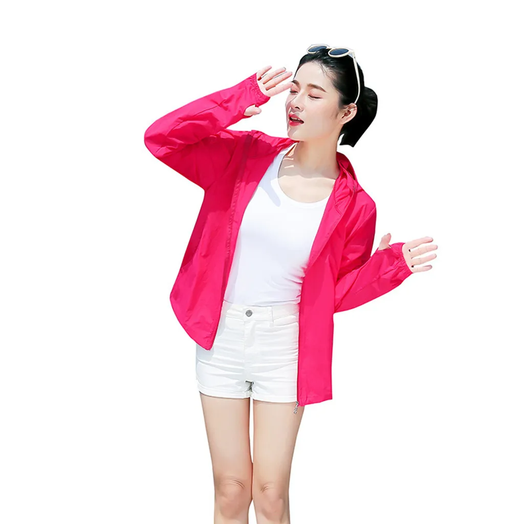 Женская летняя уличная быстросохнущая Солнцезащитная куртка плюс 3XL для походов, кемпинга, бега, рыбалки, водонепроницаемая куртка с защитой от УФ-излучения 713