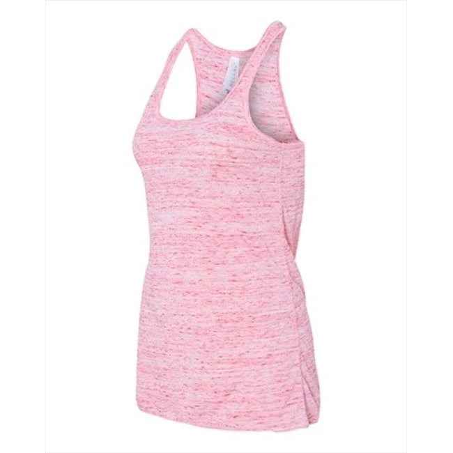 Bella-Canvas B8800 Womens Flowy Racerback Tank - Red Marble Extra Small
