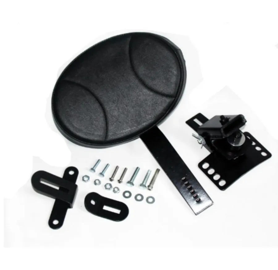NEW Black Adjustable Plug In Driver Rider Backrest For Harley Road
