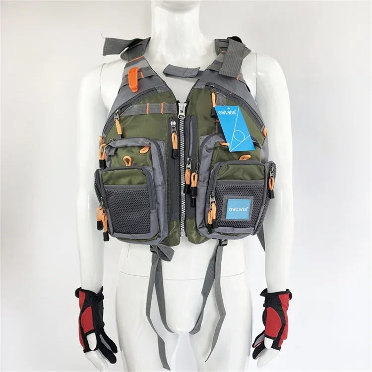 Owlwin life vest life jacket fishing vest outdoor sport flying vest men respiratory jacket safety vest survival utility vest Owlwin life vest life jacket fishing vest outdoor sport flying vest men respiratory jacket safety vest survival utility vest