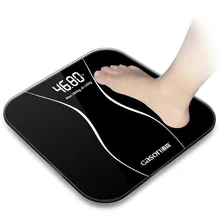 GASON A2 Bathroom Body Scales Glass Smart Household Electronic Digital Floor Weight Balance Bariatric LCD Display 180KG