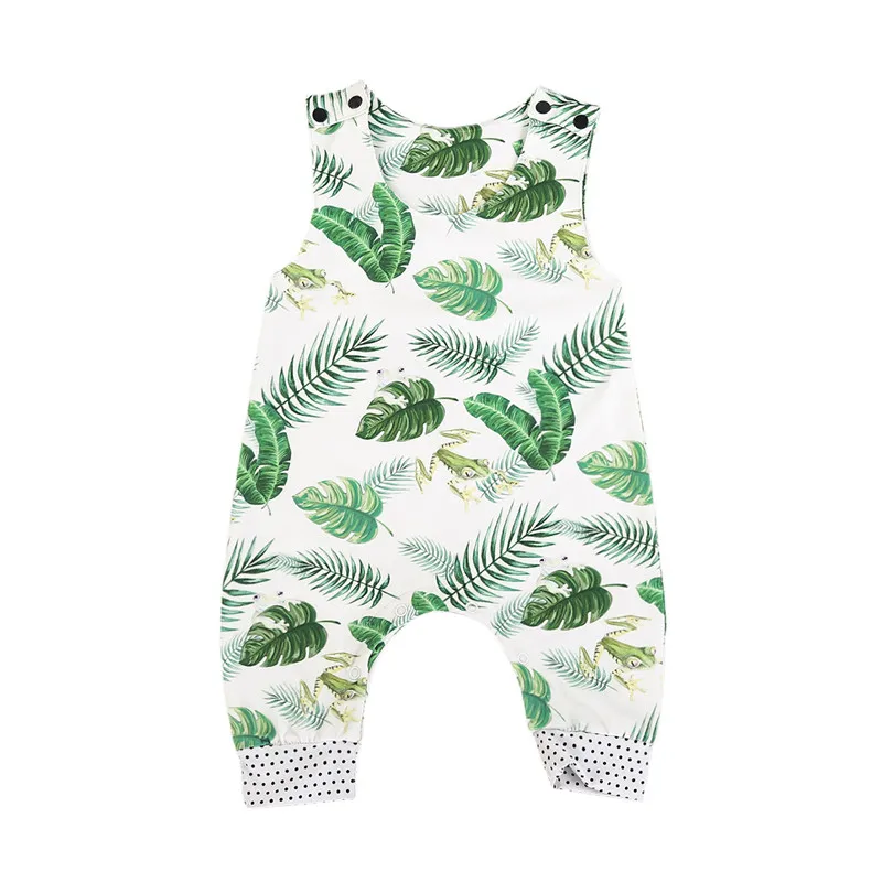 

0 to 3T Newborn Kids Baby Boys Girls Clothes New Style Sleeveless Floral Romper Jumpsuit Outfits Baby Clothing