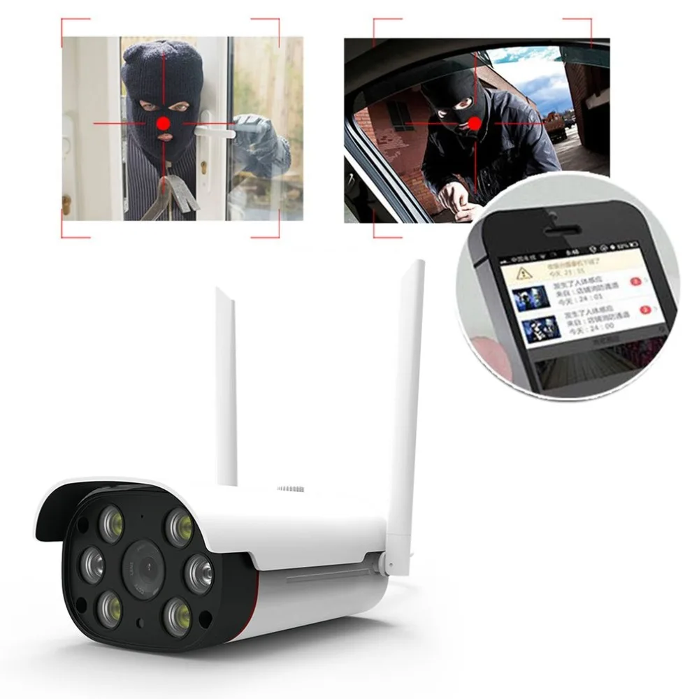 

Outdoor Waterproof Wifi Camera 1080P HD Security Monitor Motion Detection 6 LED Night Vision P2P Camera Drop shipping