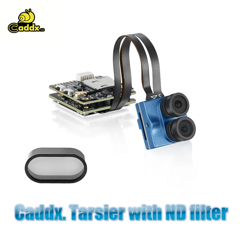 

Caddx Tarsier 1200TVL 4K HD Dual Lens Dual Audio Super WDR OSD WiFi FPV Recording Camera NTSC/PAL for FPV drone