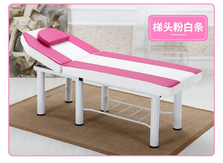 Высококачественный массажный кабинет с вышивкой татуировки массажная кровать с 6 ножками Регулируемый PU односпальная кровать