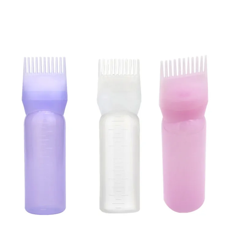 120ml Hair Dye Bottle With Applicator Brush Professional Hair Colouring