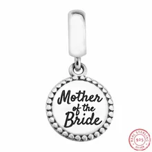 Новое поступление «Мать Невесты» Подвеска Шарм бусины для женщин ювелирных изделий DIY Fit PANDORA талисманы Серебро 925 FL659