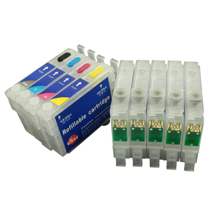 9 шт. картриджи для принтера EPSON R2880|ink cartridge|refillable ink cartridgesink epson printer |