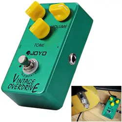 JOYO JF-01 оригинальный байпасс дизайн Винтажный Overdrive Электрогитары эффект для езды на велосипеде с Алюминий сплав Материал