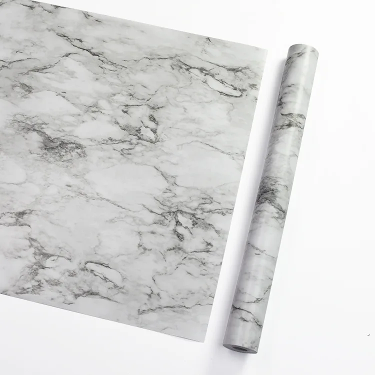 

2019 Hot Sale Waterproof PVC marble Grain Self Adhesive DIY Wall Stickers Wall Decor Kitchen Room House Renovation Wall Stickers