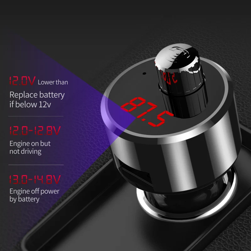 Автомобильный Bluetooth FM трансмиттер MEIDI адаптер радио MP3 плеер автомобильное