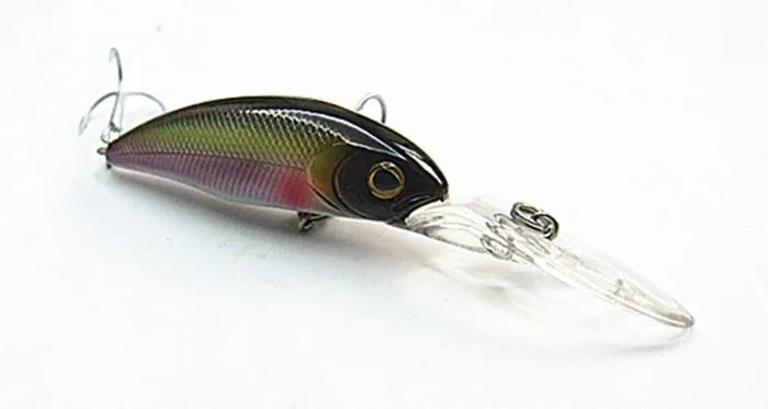  4.8g/4.5cm Color 1# Fishing Lure Deep Swim Floating Type VMC hooks Crank Bait