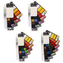 Улучшенный 18/25/33/42; однотонные сапоги до середины голени Цвет Набор для рисования водой Цвет пигмент портативная щетка ручка Набор Nail Art для художника