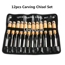 12 шт./партия профессиональная резьба по дереву набор инструментов для ручных резцов для деревообработки полированная резьба по дереву долотом инструменты