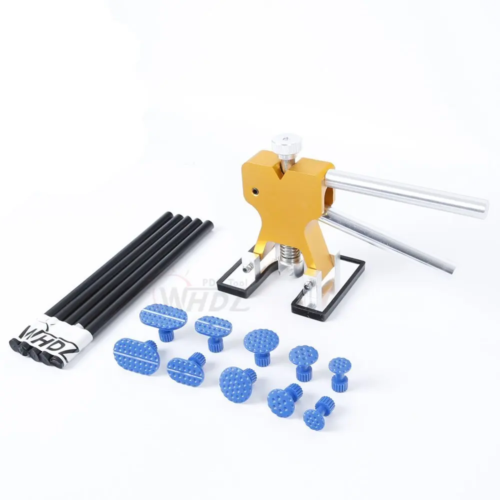 PDR Tool Kit Glue Puller Hand Lifter with 10pcs Puller Tab Glue Stick