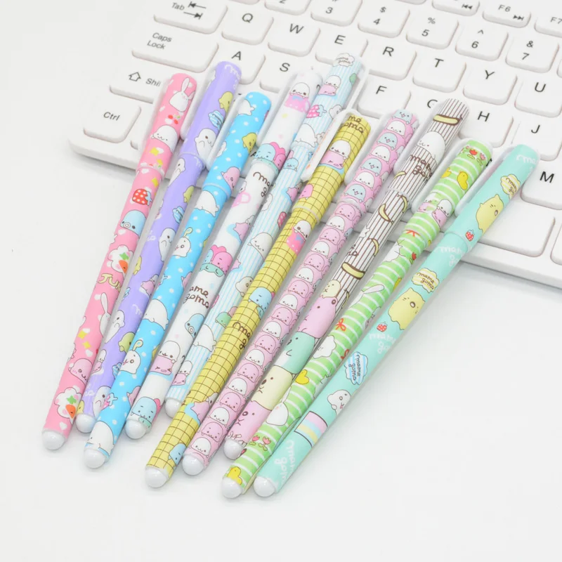 

10 pcs/set Gel Pen Gudetama Cartoon Caneta Lapices Kawaii Cute Canetas Em Gel School Supplies Jel Kalem Stylo Penne Colorate