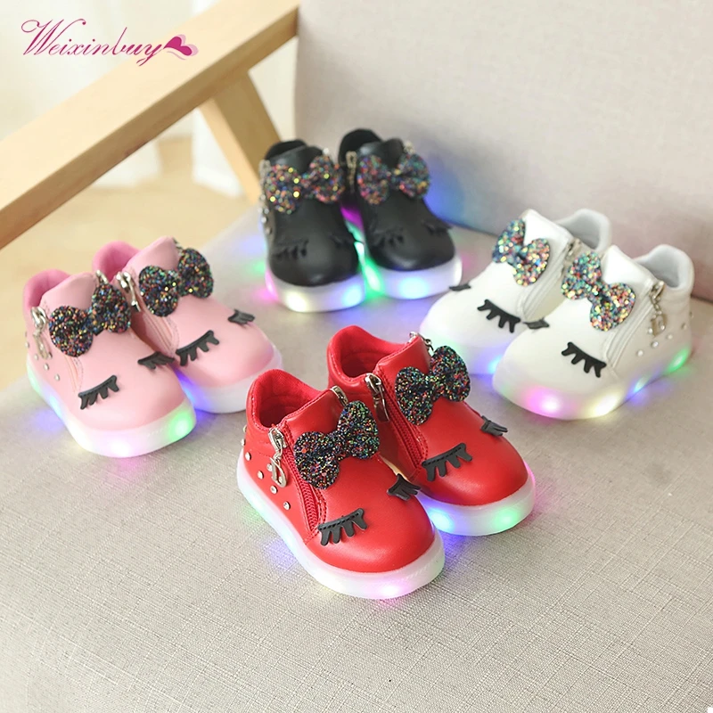 Weixinbuy Toddler Baby Girl Soft Sole Non-Slip Casual Running Sneaker Mesh Shoes