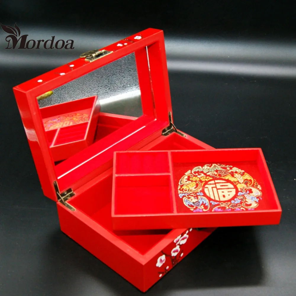 

2016 High Grade Jewelry Display Box Bracelet Wrist Watch Jewelry Carrying Case Print Lady Gift Home Storage Supplies