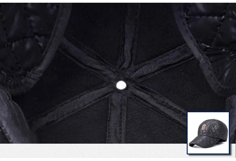[AETRENDS] зимняя верхняя одежда Для мужчин Кепки Бейсбол шляпа клетчатые Стильные с соблазнительными кошачьими ушками, Для Мужчин's Шапки 5 Панель приталенный Кепки с вентилятором кости Кепка-тракер в Z-1689