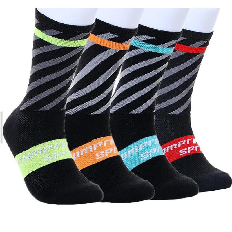 

bmambas New High quality Professional brand sport socks Breathable Road Bicycle Socks Outdoor Sports Racing Cycling Sock colors