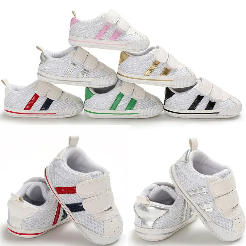 baby girl soft sole trainers