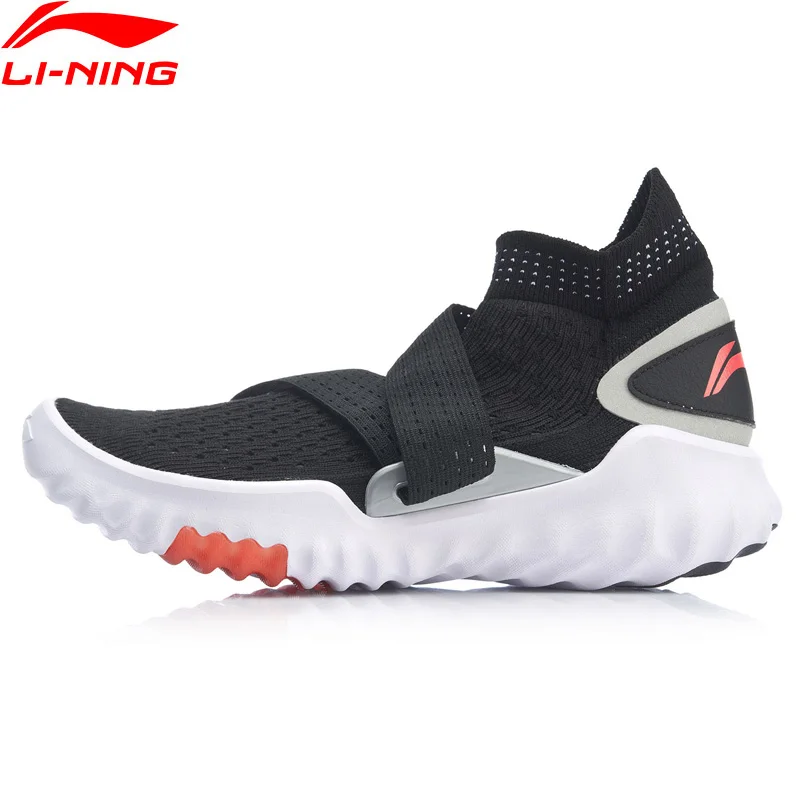 Li-Ning/Мужская обувь с 3D носком; профессиональная умная обувь для быстрой тренировки; дышащая спортивная обувь с гибкой подкладкой для фитнеса; кроссовки; AFHP017 SAMJ19