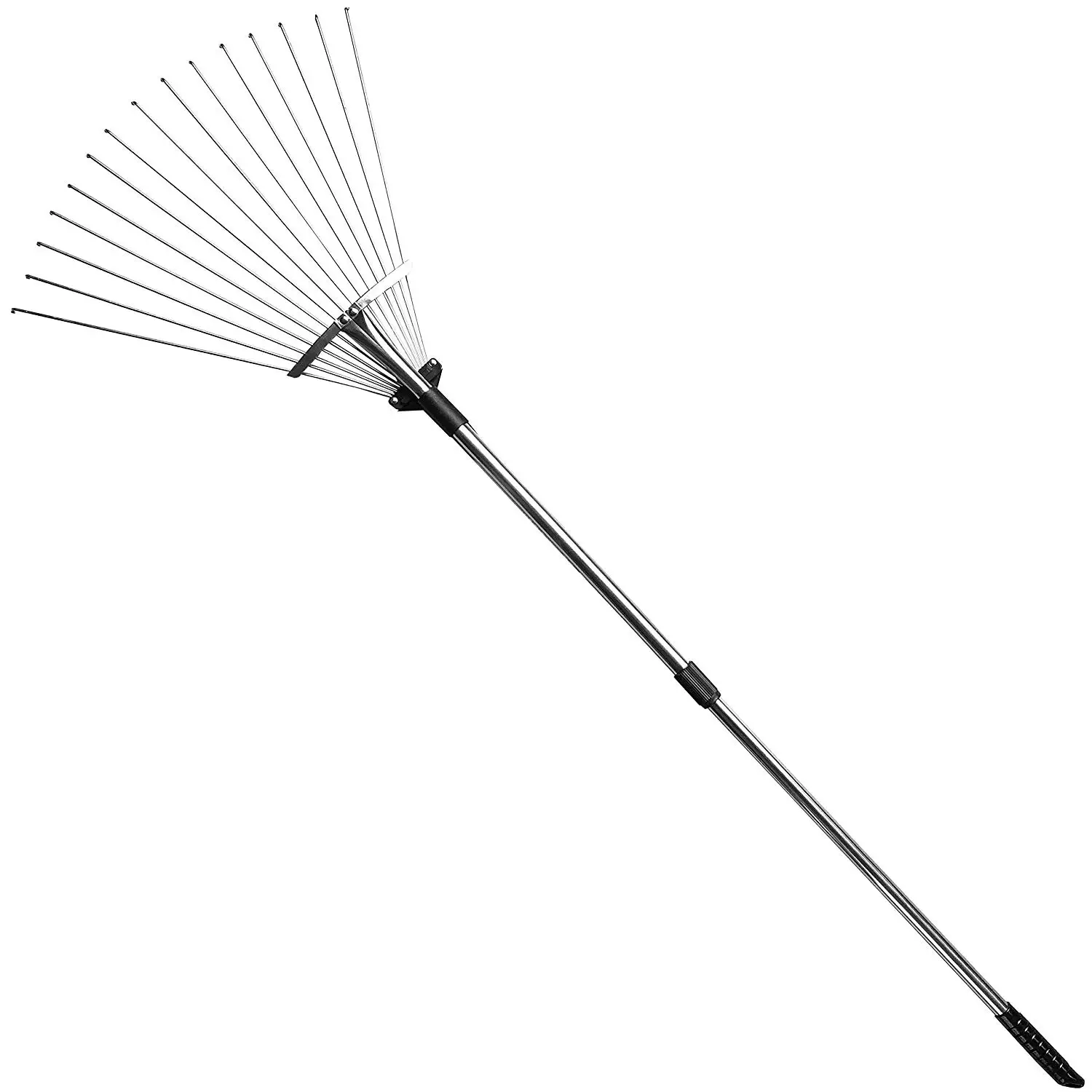 Professional Adjustable Garden Leaf Rake,Expanding Metal Rak,Collect ...