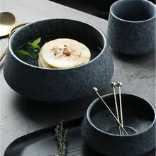 NIMITIME керамическая миска для супа, лапши, соуса, супа, ласточки, чашка, неправильный салат, Высокая ножка, обеденная миска