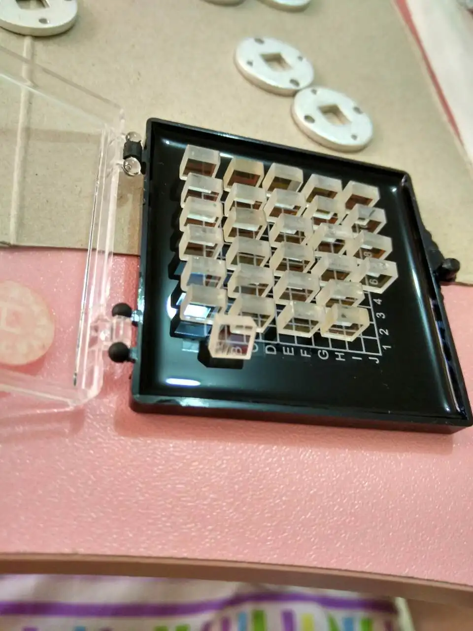 6X6X3 Potassium Titanyl Phosphate KTiOPO3 or KTP crystals for nd yag laser skin care tool
