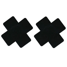 Mulheres Cubre Pezon Self Adhesive Adesivo de Mama Forma de Cruz Mamilos Pastéis Nipple Capa Sexy Mamilo Capas Descartáveis