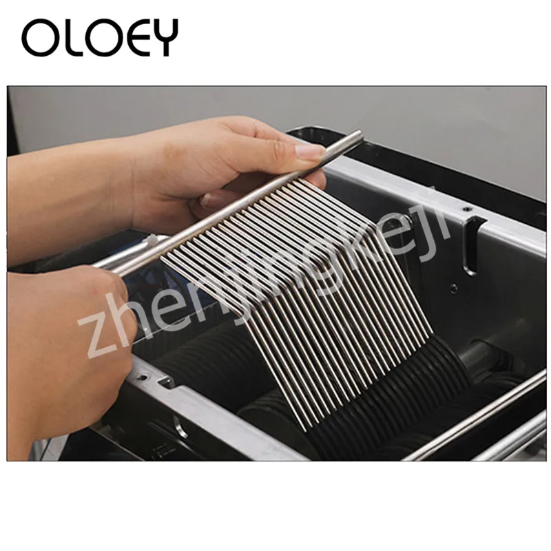 Fully Automatic Electric Meat Silk Machine Desktop Slicer Wire Cutter Meat Grinder Multifunction Washable Diced 85mm Steel Blade