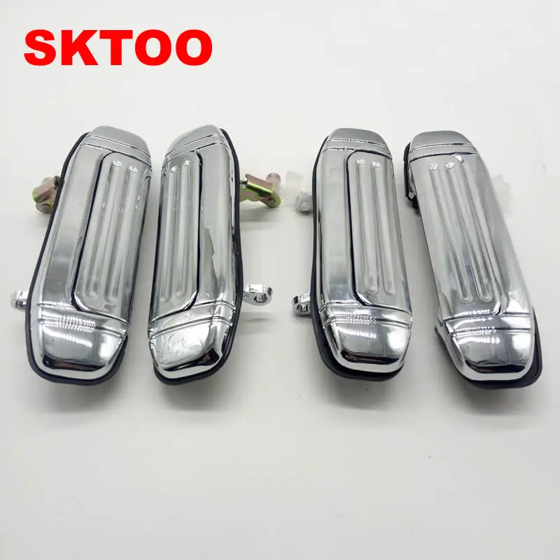 

SKTOO For Mitsubishi Pajero 2 Accessories Chrome Door Handle V31 V32 V33 V43 V44 V45 V46 1991-1999 Sticker Car Styling