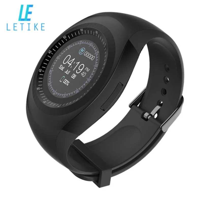 Letike Bluetooth Smartwatch Сенсорный экран наручные часы SIM и карты памяти телефона Смарт