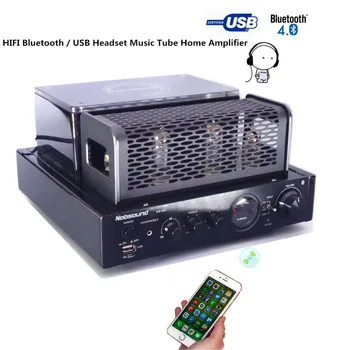 

Nobsound MS-30D black Home bookshelf speaker professional tube amplifier With Bluetoo Supports usb mp3 play music amplifiers