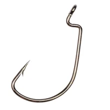 50 шт./компл. рыболовные крючки из высокоуглеродистой стали, Кривошипные крючки, острые Крючки 5 размеров 2#1#1/0#2/0#3/0# рыболовные крючки с пластиковой коробкой